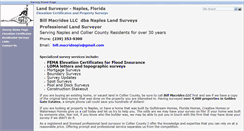 Desktop Screenshot of napleslandsurveys.com