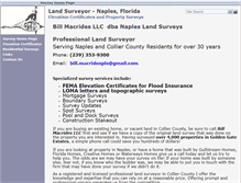Tablet Screenshot of napleslandsurveys.com